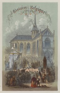 Aartshertogin Isabella, Soeverein van de Spaanse Nederlanden, wint een prijs voor kruisboogschieten op de Ommegang, Brussel, 1615 door European School